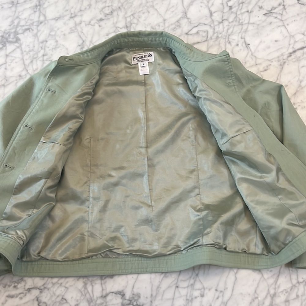 Pendleton Womens Jacket Button Down Blazer Size 8… - image 4